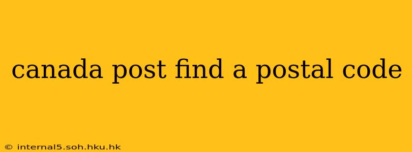 canada post find a postal code