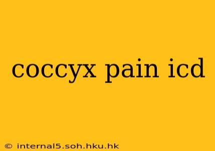 coccyx pain icd