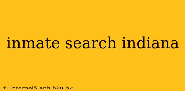 inmate search indiana
