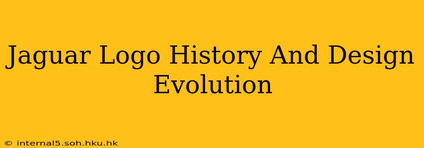 Jaguar Logo History And Design Evolution