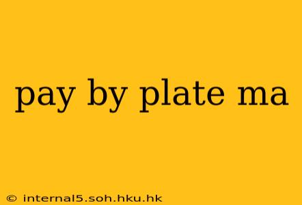 pay by plate ma