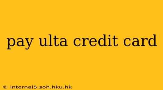 pay ulta credit card
