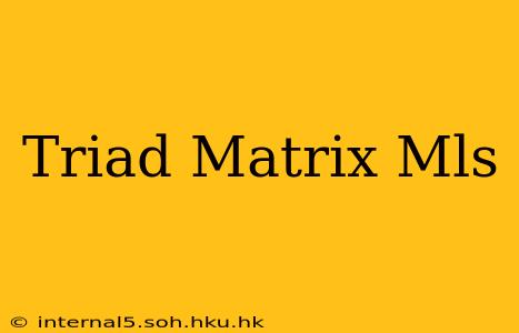 Triad Matrix Mls