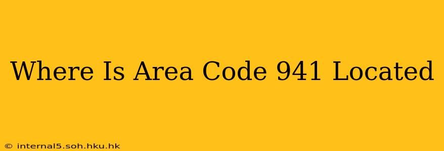 Where Is Area Code 941 Located